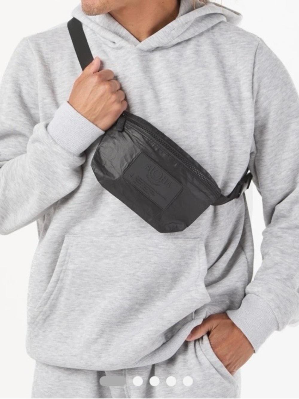 ALOHA Collection Black Hip Pack Sling